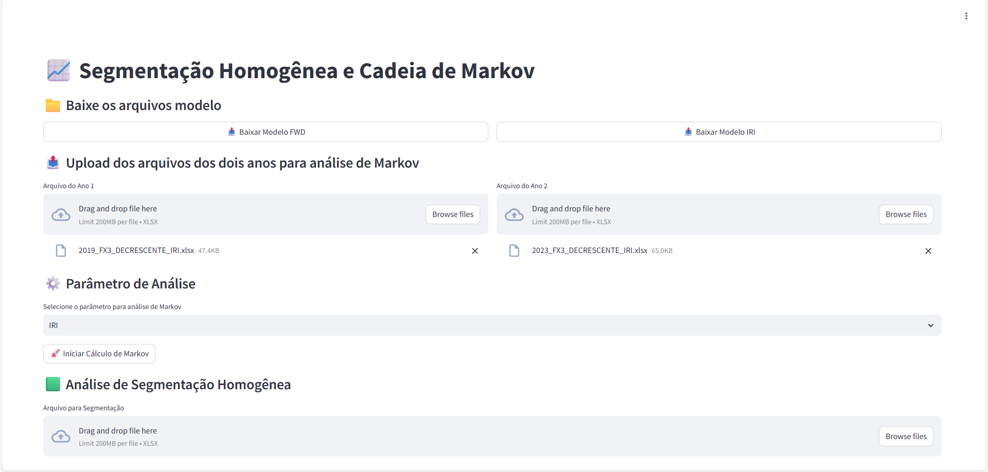 Seleção de parâmetro